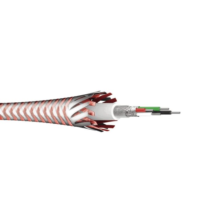 Atspindintis įkrovimo ir duomenų kabelis Micro-USB 1,5 m, raudonas