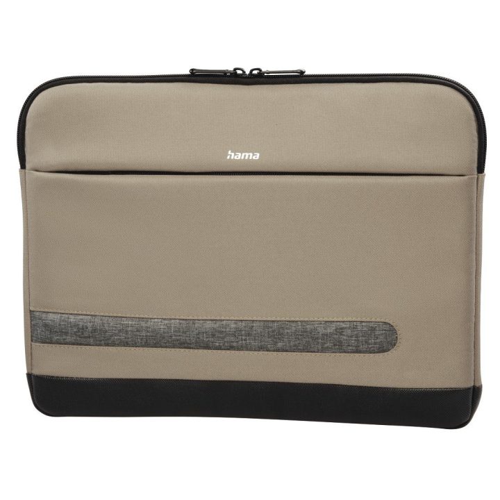 Nešiojamojo kompiuterio dėklas Hama Terra Sleeve 13,3", smėlio spalvos
