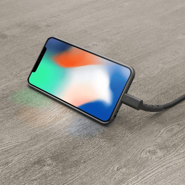 Micro-USB įkrovimo ir duomenų kabelis 1,5 m, juodas