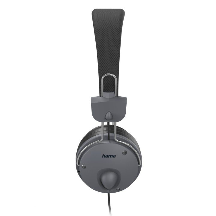 Juodos on-ear ausinės su 3,5 mm jungtimi