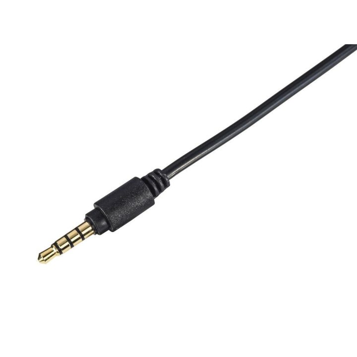 Juodos on-ear ausinės su 3,5 mm jungtimi