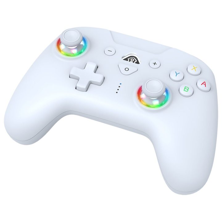 Baltas belaidis „Switch“ valdiklis su RGB LED