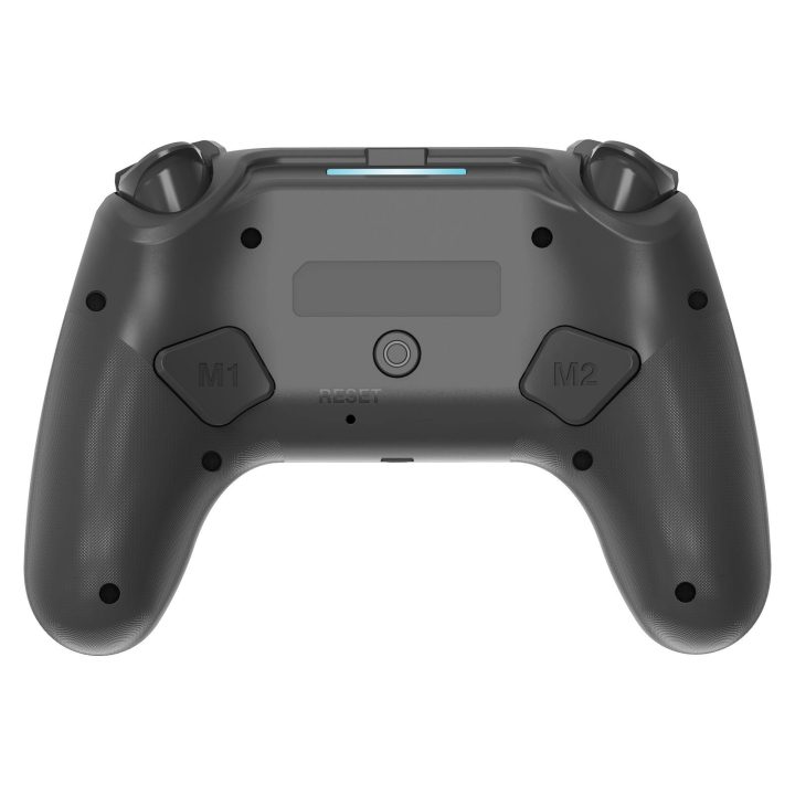 Juodas belaidis žaidimų valdiklis PS4 ir PC
