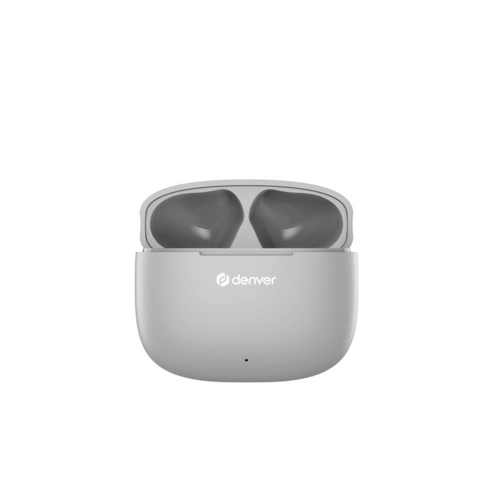 Denver TWE-48 pilkos tikrai belaidės Bluetooth ausinės