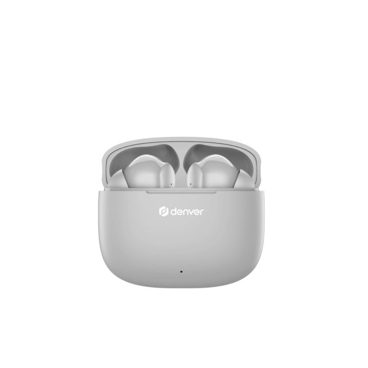 Denver TWE-48 pilkos tikrai belaidės Bluetooth ausinės