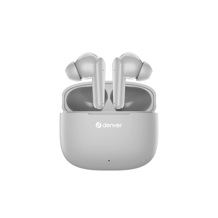 Denver TWE-48 pilkos tikrai belaidės Bluetooth ausinės
