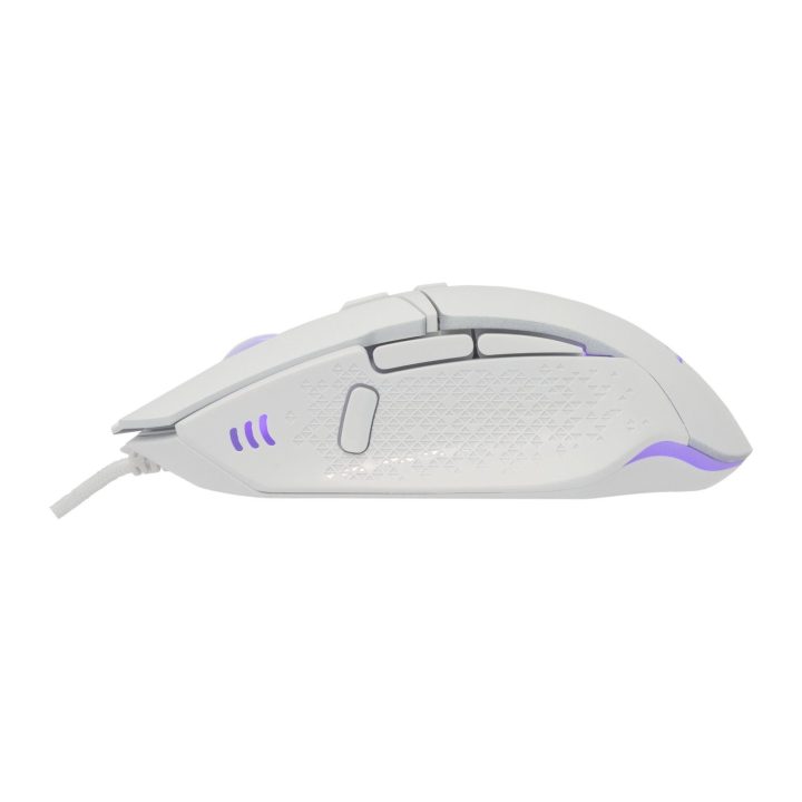 Baracuda Raptor White žaidimų pelė su 8 mygtukais