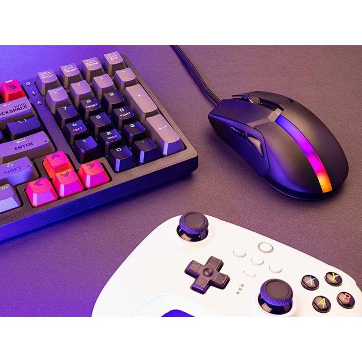 Žaidimų pelė Tracer Gamezone Cool Black RGB