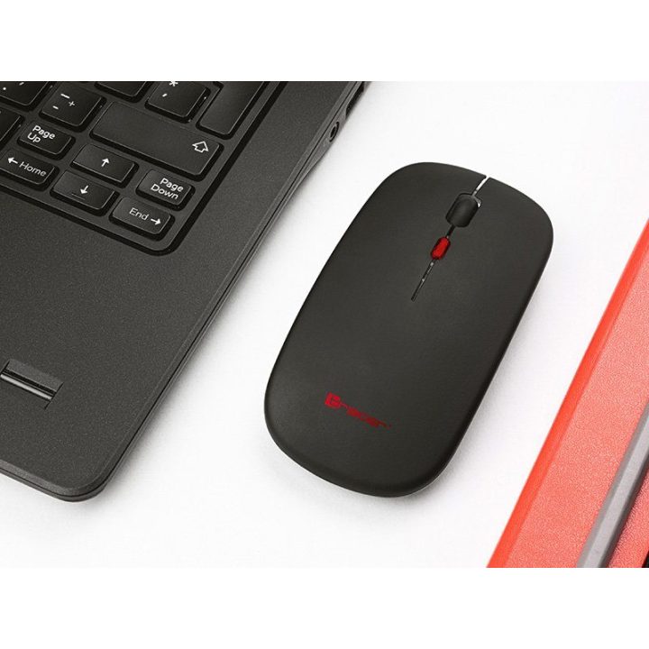 Juoda belaidė pelė Tracer Slim RF 2,4 GHz / Bluetooth