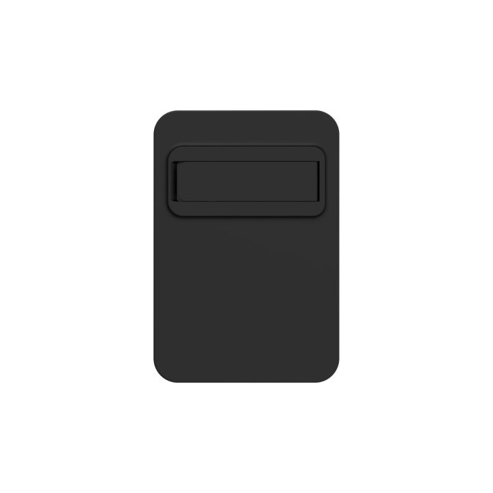 Juodas 5000 mAh powerbankas su belaidžio įkrovimo stovu