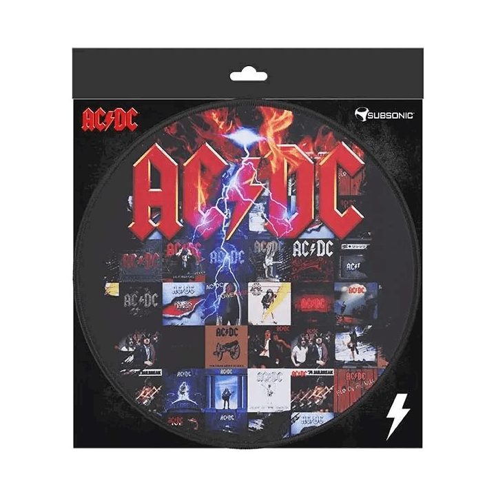 Apvalus AC/DC pelės kilimėlis, 30 cm