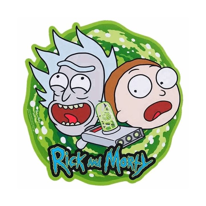Rick & Morty apvalus pelės kilimėlis, 30 cm