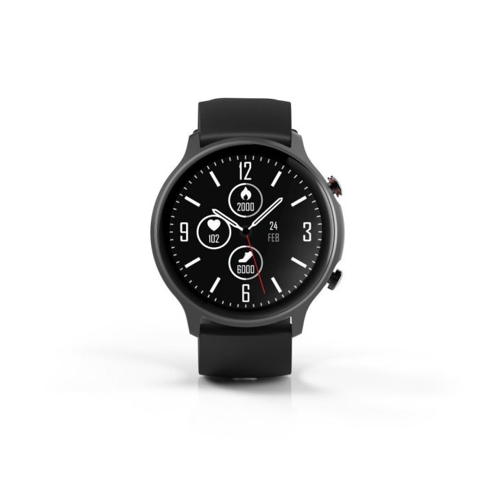 Išmanusis laikrodis Hama Fit Watch 6910, juodas / tamsiai pilkas
