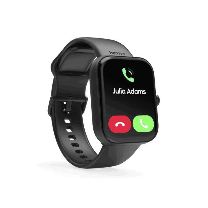 Juodas išmanusis laikrodis Hama Fit Watch 5000
