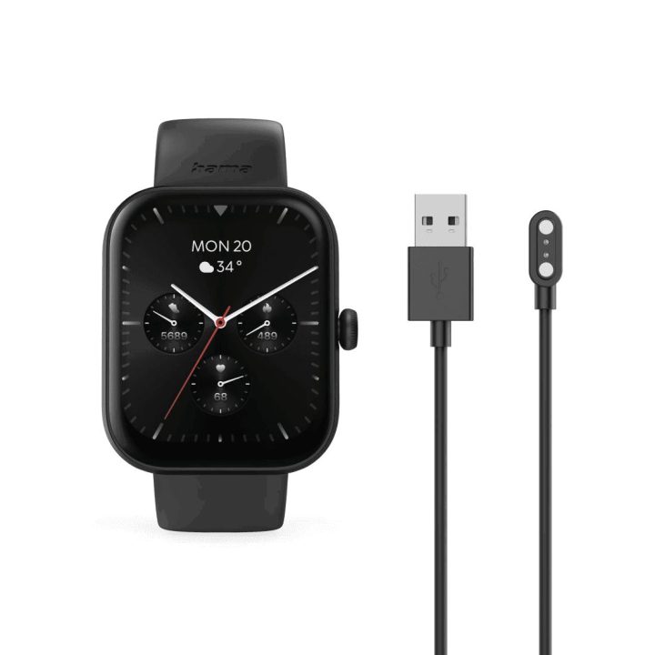 Juodas išmanusis laikrodis Hama Fit Watch 5000