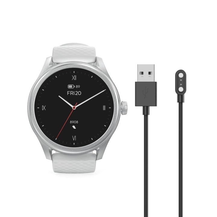 Sidabrinis išmanusis laikrodis Hama Fit Watch 5010