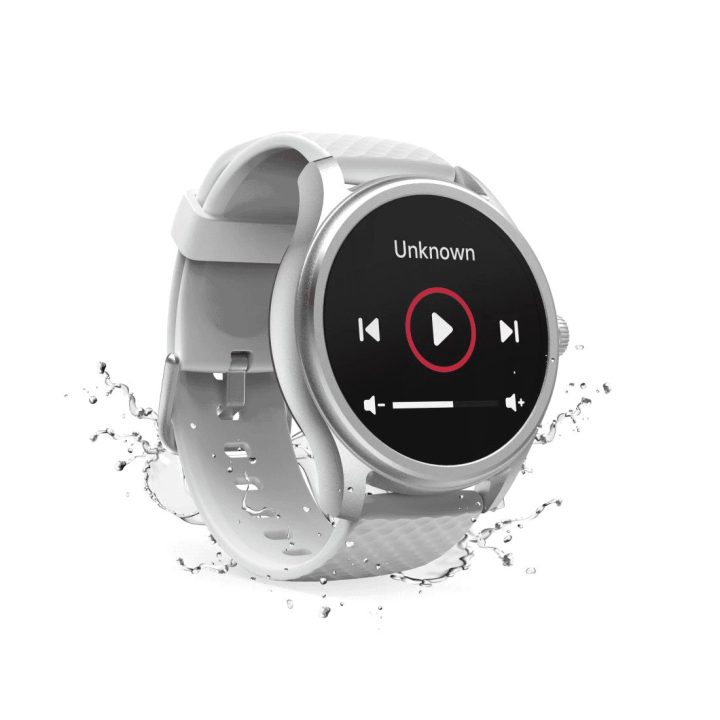 Sidabrinis išmanusis laikrodis Hama Fit Watch 5010