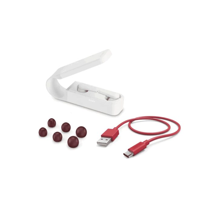 Belaidės ausinės Hama Spirit Pocket, baltos