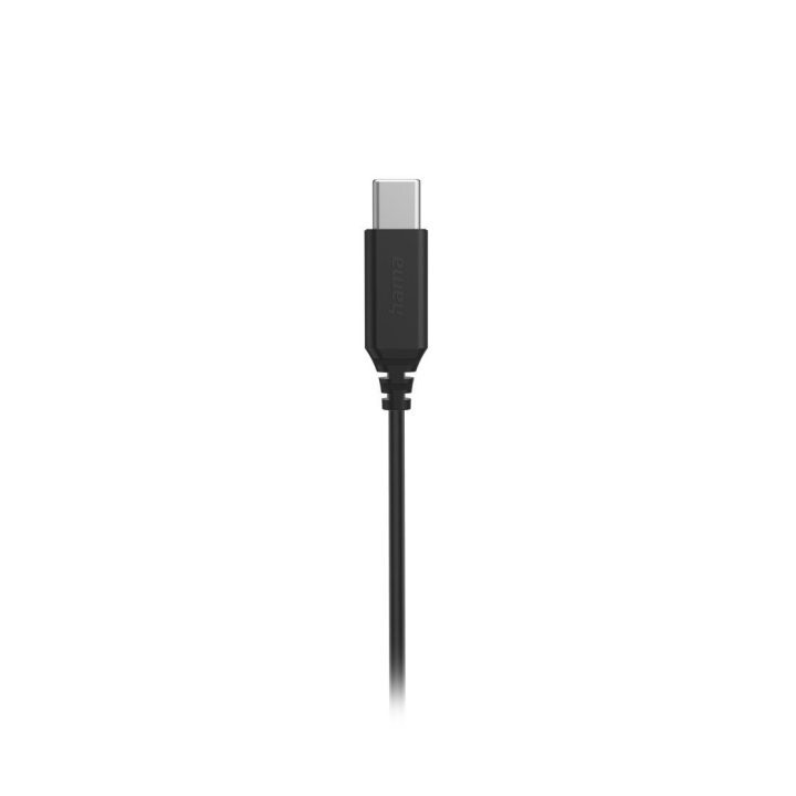 Hama USB-C ausinės su mikrofonu, juodos
