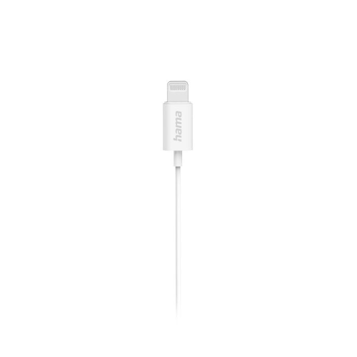 Baltos „Lightning“ stereo ausinės Hama Glow