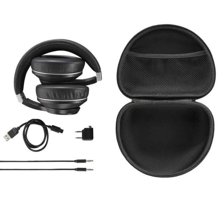 Bluetooth ausinės su ANC Hama Passion Voyage Black