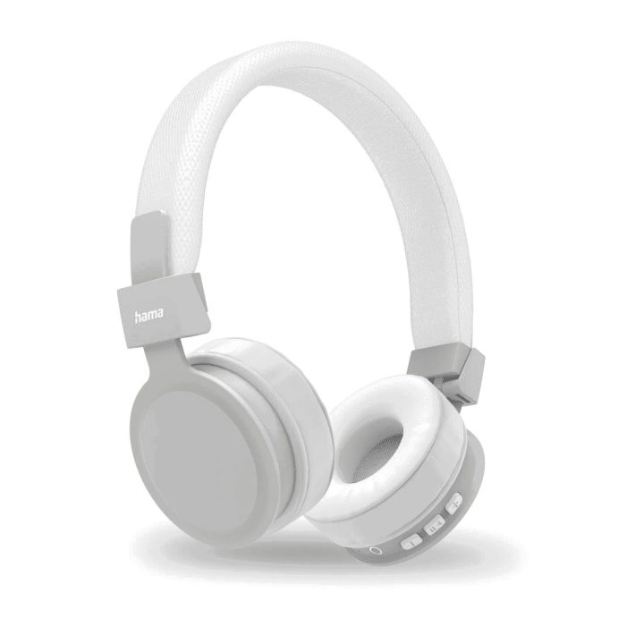 Hama Freedom Lit II baltos Bluetooth ausinės