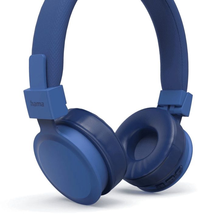 Mėlynos belaidės Bluetooth stereo ausinės Hama Freedom Lit II