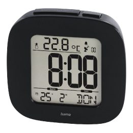 Juodas DCF radijo žadintuvas Hama RC 45