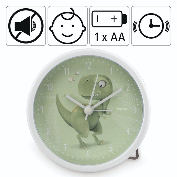 Vaikiškas žadintuvas „Happy Dino“
