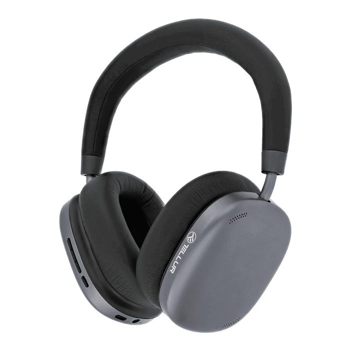 Tellur Shade Bluetooth ausinės virš ausų su ANC, pilkos
