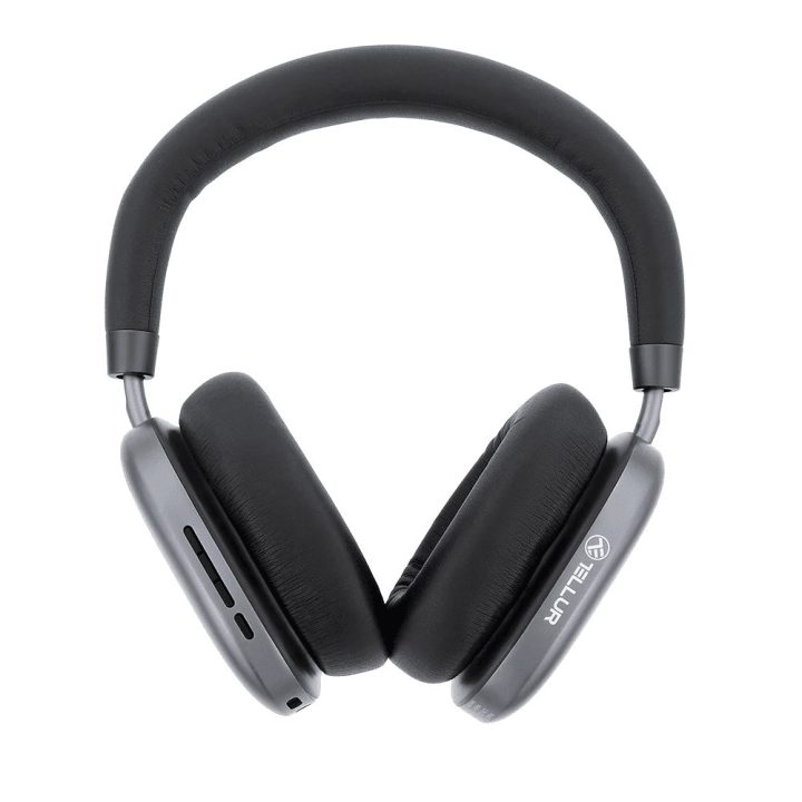 Tellur Shade Bluetooth ausinės virš ausų su ANC, pilkos