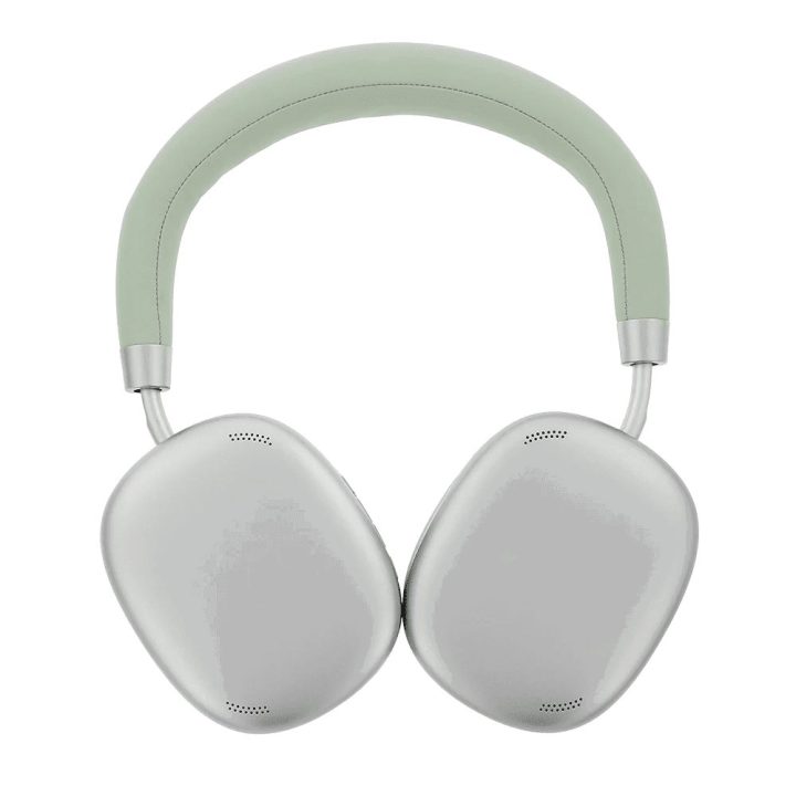 Žalios Bluetooth ausinės per ausis su ANC