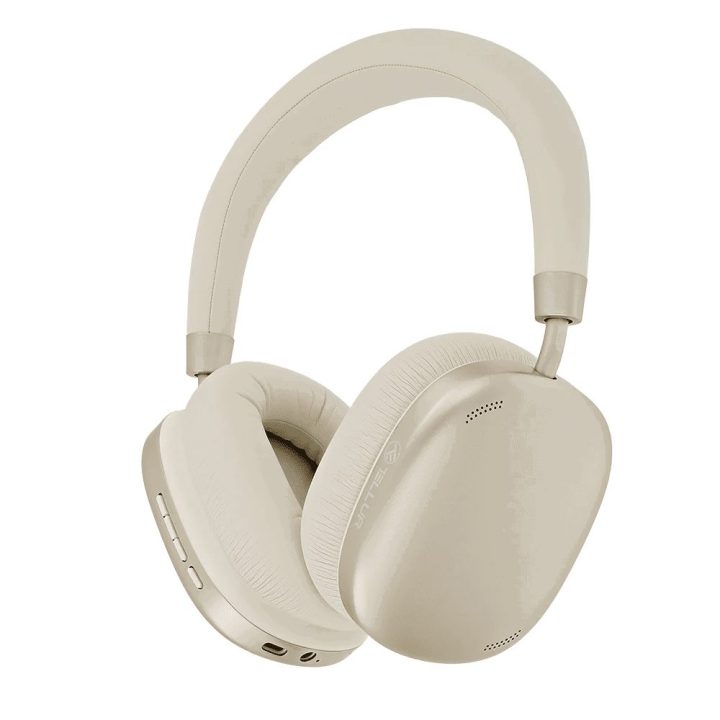 Smėlinės Bluetooth ausinės su ANC