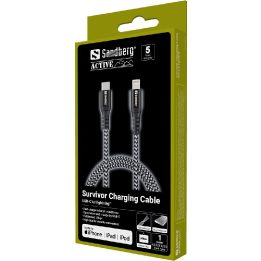 USB-C į Lightning laidas, 1 m