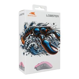 Žaidimų pelė Baracuda LOBSTER BGM-084, rožinė