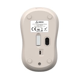 Smėlio spalvos belaidė pelė SBOX WM-602