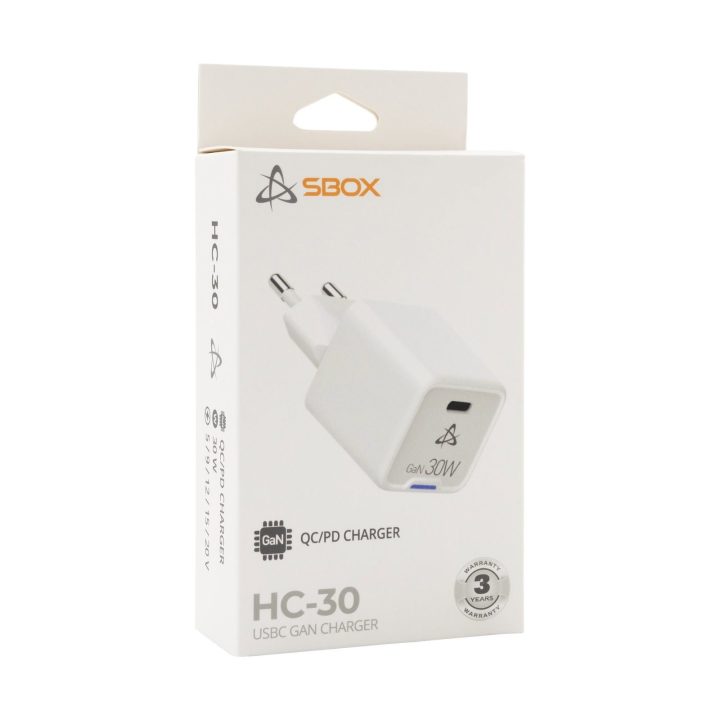 30 W GaN USB-C namų įkroviklis