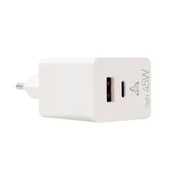 45 W GaN namų įkroviklis su USB-C ir USB-A