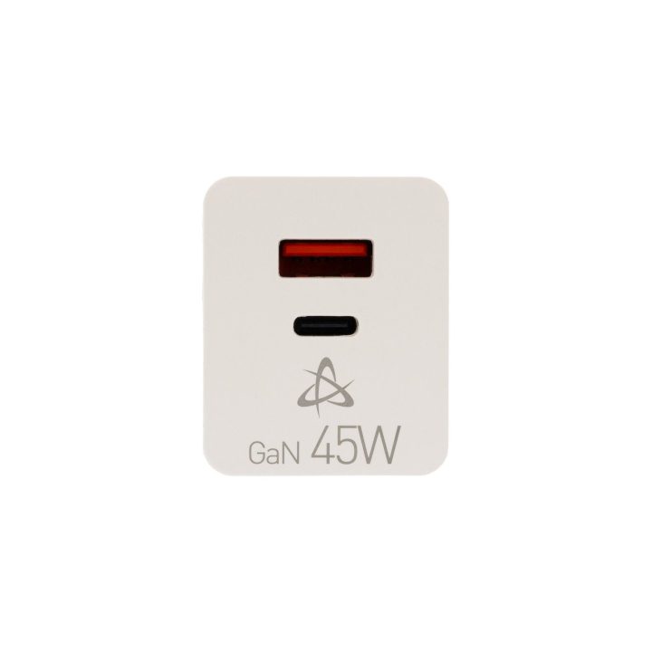 45 W GaN namų įkroviklis su USB-C ir USB-A