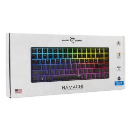 White Shark Hamachi mechaninė žaidimų klaviatūra su mėlynais jungikliais