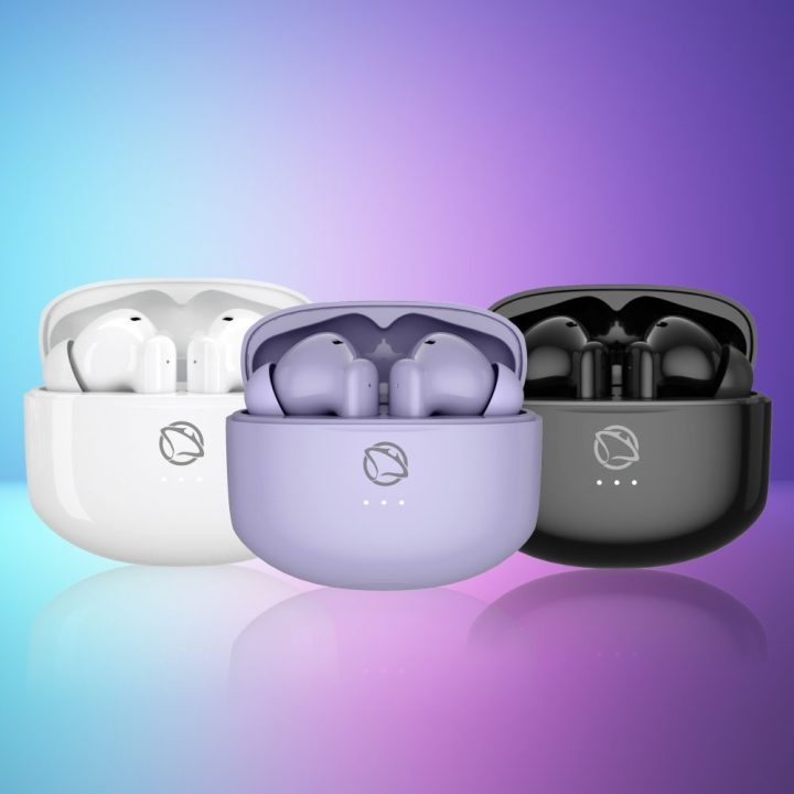 Manta belaidės ausinės Rytmo Purple