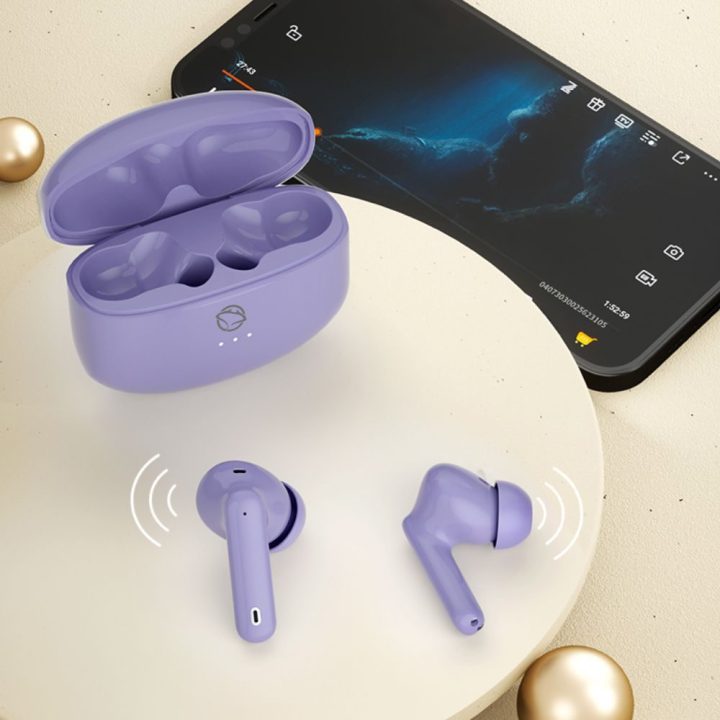Manta belaidės ausinės Rytmo Purple