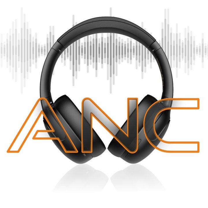Belaidės ausinės su hibridiniu ANC Manta HDP1001BK Rytmo Elegance Black