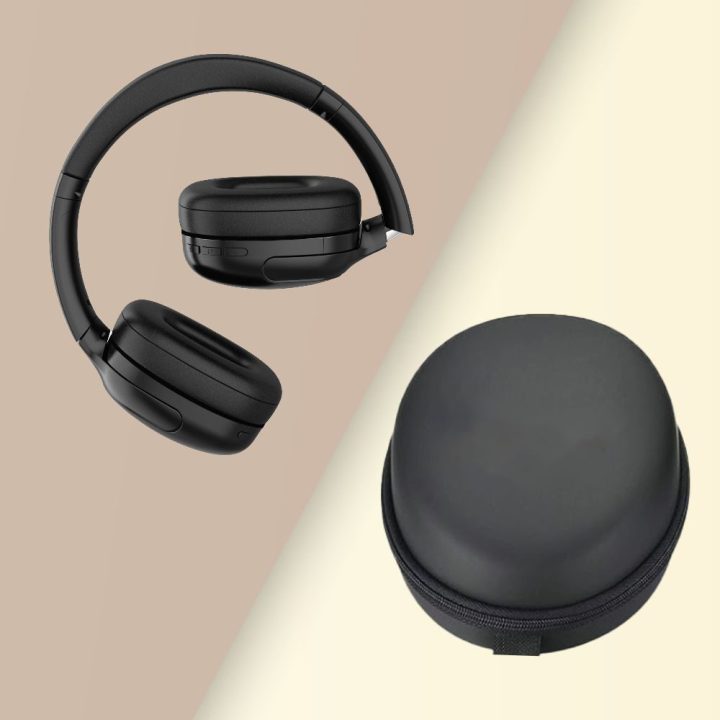 Belaidės ausinės su hibridiniu ANC Manta HDP1001BK Rytmo Elegance Black