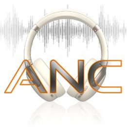 Manta HDP1001CR hibridinės ANC belaidės ausinės, kreminės
