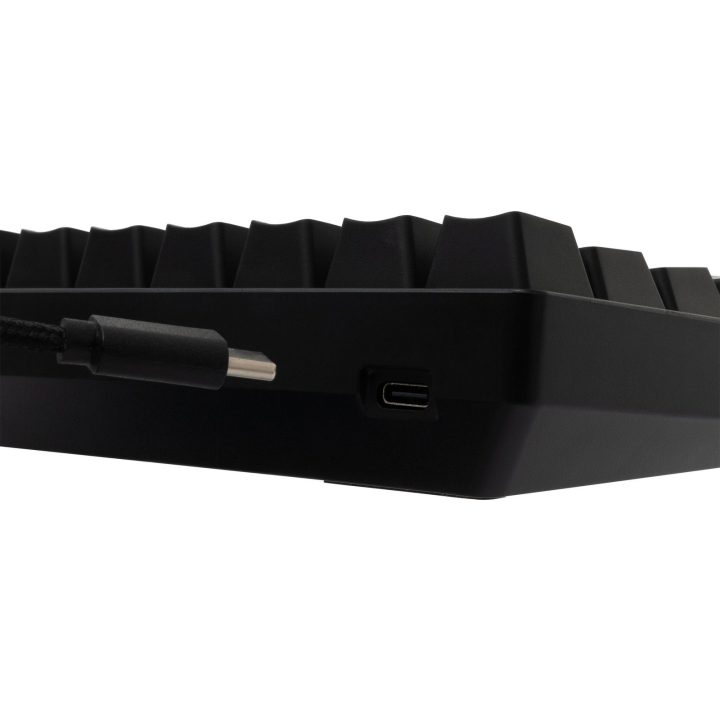 Mechaninė žaidimų klaviatūra White Shark Shinobi 2 su rudais jungikliais, juoda, US