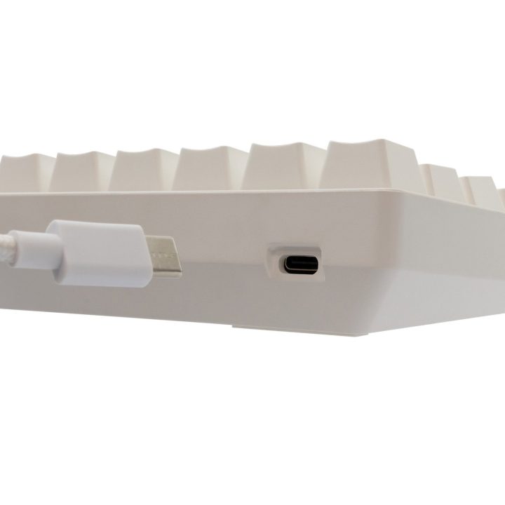 White Shark Shinobi 2 mechaninė žaidimų klaviatūra, balta, su Brown jungikliais