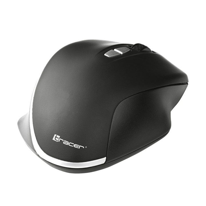 Tracer belaidė optinė pelė iki 1600 DPI, juoda