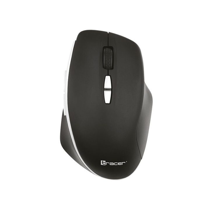 Tracer belaidė optinė pelė iki 1600 DPI, juoda