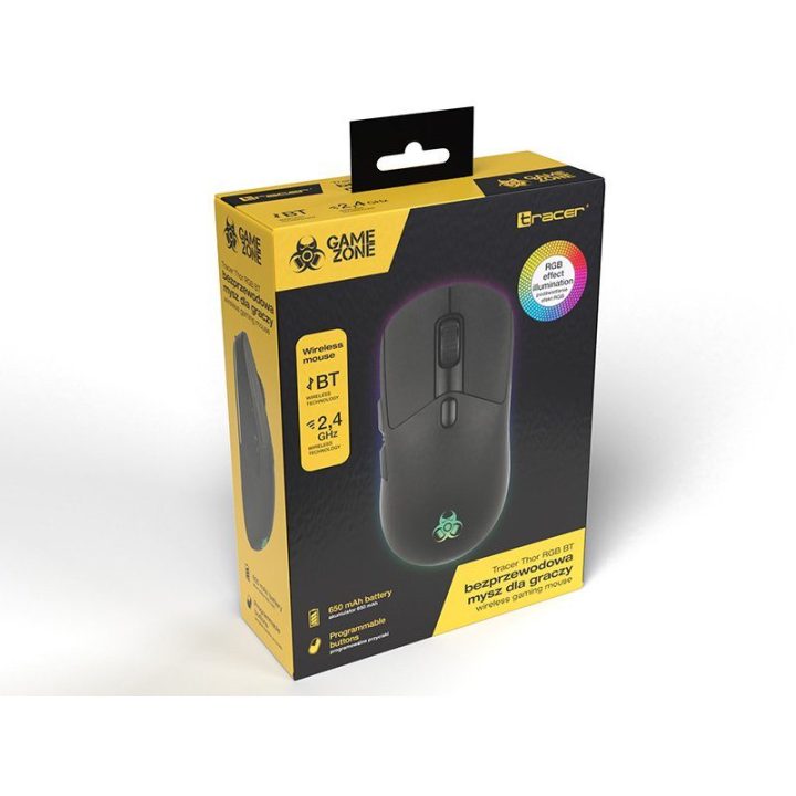 Tracer Gamezone Thor RGB BT belaidė žaidimų pelė